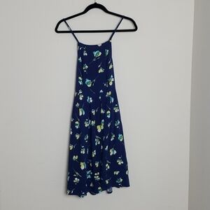 SO Navy floral dress with pockets